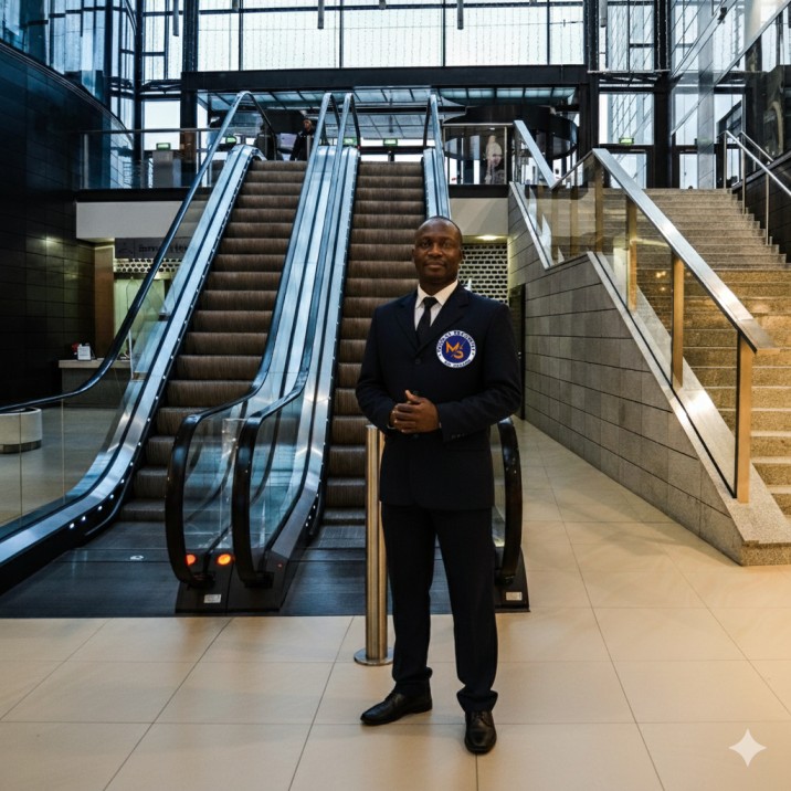 Medan Security Guard at a Mall